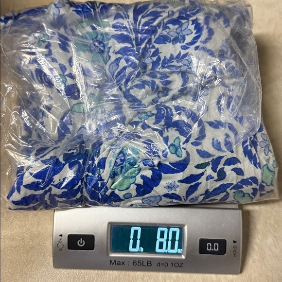 Tory Burch Blue Printed silk jersey Midi dress - Picture 11 of 11